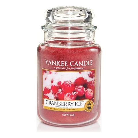 Ароматна свещ в голям буркан Yankee Candle Large Jar Cranberry Ice 