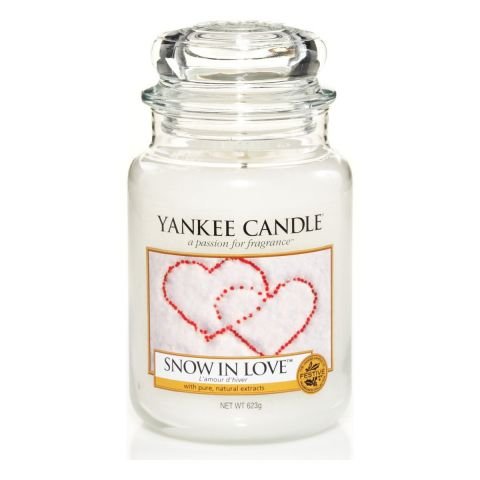 Ароматна свещ в голям буркан Yankee Candle Large Jar Snow In Love