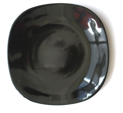 Керамична чиния Seramik Keramika 27 см, черна