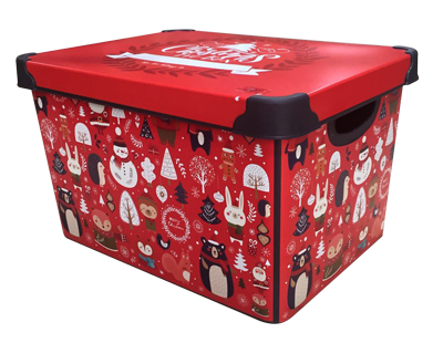 Кутия за съхранение 'Christmas Tree', 22 л