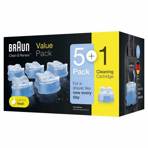 Касета с почистваща течност 5+1, за Braun Clean & Charge 