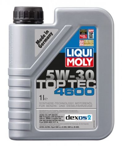 Синтетично моторно масло Liqui Moly TOP TEC 4600 5W-30, 1 л