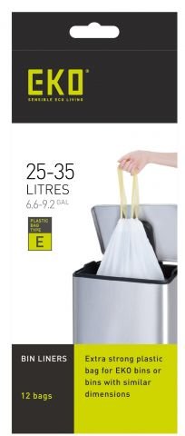 Торби за смет с връзки Eko размер Е, 25-35 л