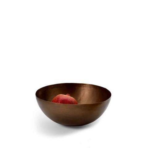 Месингова купа / фруктиера Philippi Brass 30 см - цвят тъмен бронз