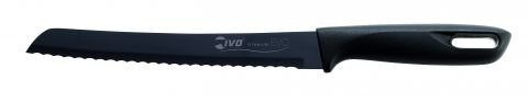 Нож за хляб IVO Cutelarias Titanium Evo 20,5 см - черна дръжка