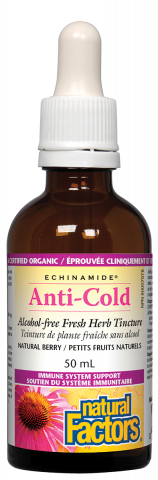 Анти-колд Natural Factors Ehinamide ®, 50 мл