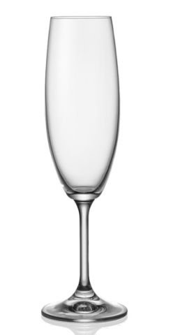 Комплект 6 бр. чаши за шампанско Bohemia Crystalex Lara 220 мл