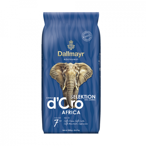 Кафе селекция на зърна Dallmayr Crema D'oro Africa 1000 г