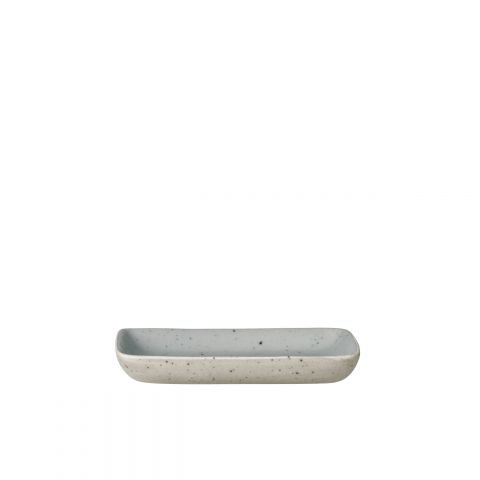 Правоъгълна чиния Blomus Sablo размер S - цвят сив 
