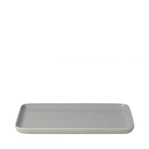 Правоъгълна чиния Blomus Sablo размер L - цвят сив