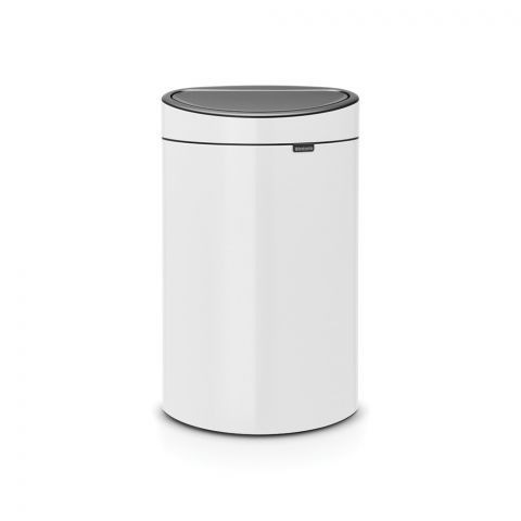 Кош за смет Brabantia Touch Bin New White, 40 л