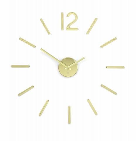 Часовник за стена Umbra Blink - цвят злато