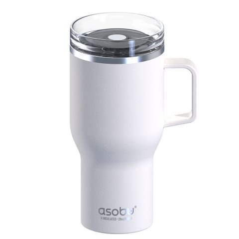 Термо чаша с вакуумна изолация Asobu 360 Mug - 840 мл, бялa
