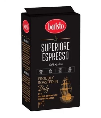 Кафе мляно Baristo Superiore 100% Арабика, 250 г