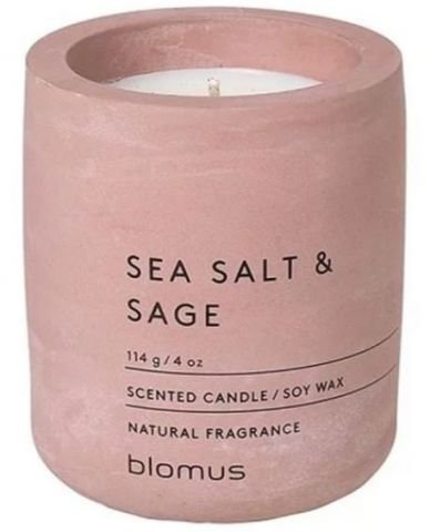 Ароматна свещ Blomus Fraga - аромат Sea Salt & Sage, S размер