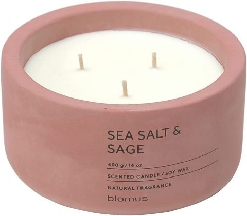 Ароматна свещ Blomus Fraga - аромат Sea Salt & Sage, XL размер