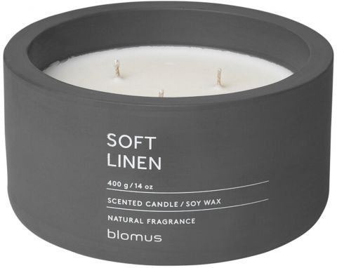 Ароматна свещ Blomus Fraga - аромат Soft Linen, XL размер