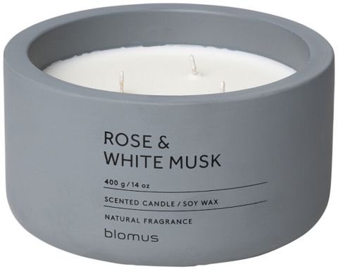 Ароматна свещ Blomus Fraga - аромат Rose & White Musk, XL размер