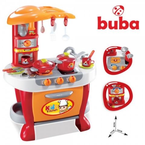 Детска кухня червена Buba Little Chef 008-801А