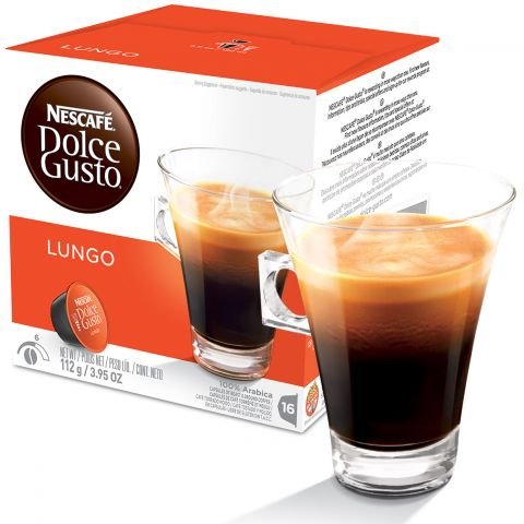 3 кутии по 16 броя кафе-капсули Nescafe Dolce Gusto CAFFE LUNGO