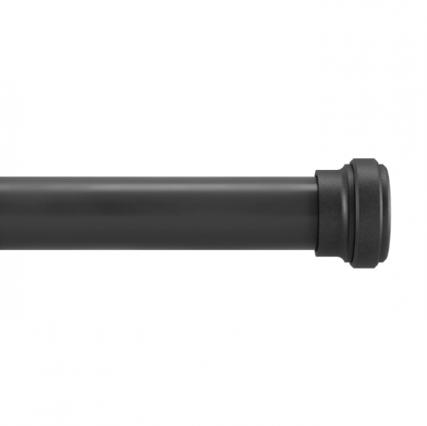Корниз Umbra Cast Iron Cap 91/183 см  - цвят черен