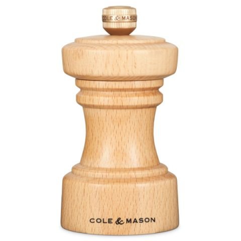 Мелничка за сол Cole & Mason Hoxton - 10,4 см, цвят натурален