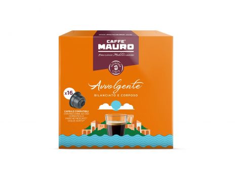 Кафе капсули Mauro Dolce Gusto Capsules Avvolgente - 16 бр х 7 г