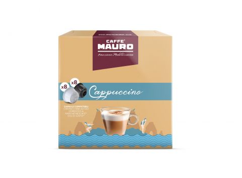 Кафе капсули Mauro Dolce Gusto Capsules Cappuccino - 16 бр х 7 г