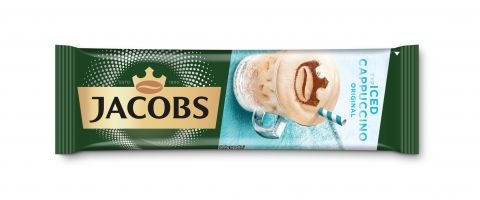 Разтворима кафе напитка Jacobs 3in1 Ice Cappuccino Original кутия 8 брoя x 17,8 г