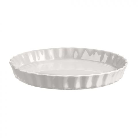 Керамична форма за тарт Emile Henry Tart Dish 29,5 см - цвят бял