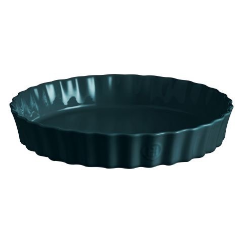 Керамична форма за тарт 32 см Emile Henry Deep Tart Dish, тъмно зелен
