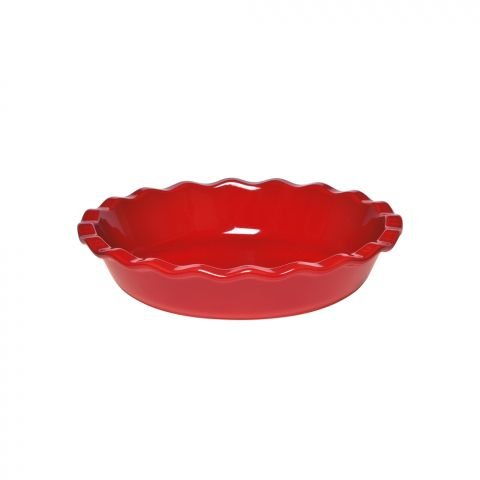 Керамична форма за пай Emile Henry Pie Dish 26 см - цвят червен