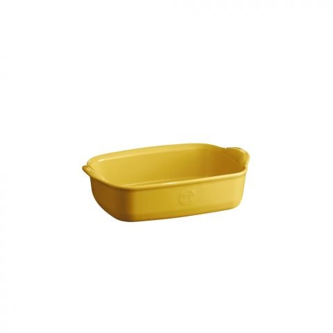 Керамична тава Emile Henry Individual Oven Dish 22х15 см - цвят жълт