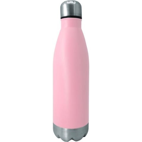 Туристическа бутилка Nerthus 750 мл - цвят розов/инокс 