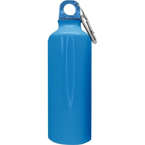 Туристическа бутилка с карабинер Nerthus 500 мл, цвят син 
