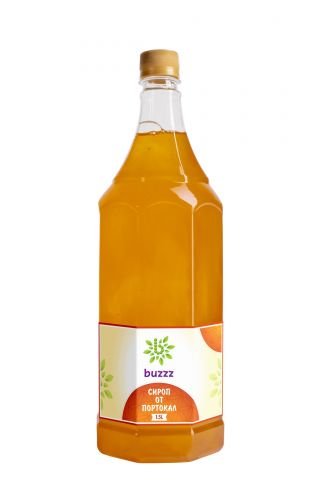 Сироп от портокал Buzzz, 1,5 л