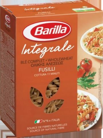 Пълнозърнести фузили Barilla Integrale 500 г