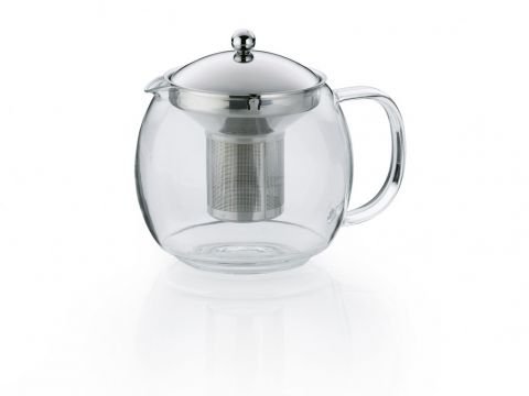 Стъклен чайник със стоманен инфузер Kela Cylon - 1,5 л