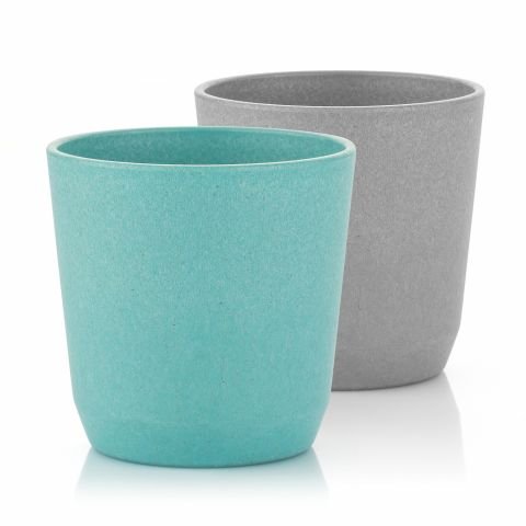 Комплект от 2 чашки Reer - синя/сива