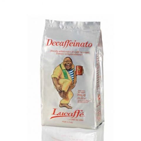 Kафе на зърна Lucaffe Decaffeinato, безкофеиново - 700 г