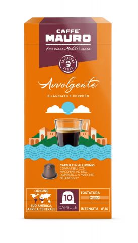 Кафе капсули за Nespresso Mauro Avvolgente - 10 бр х 5,5 г