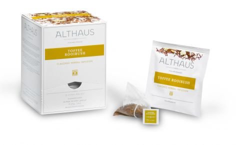 Билков чай Althaus Rooibush Vanilla Toffee пирамиди, 15 броя