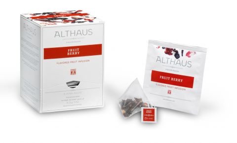 Плодов чай Althaus Fruit Berry пирамиди, 15 броя