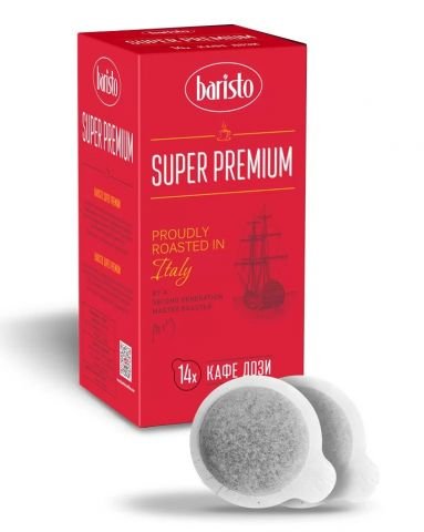 Филтърни кафе дози Baristo Syper Premium, 14 броя