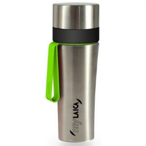 Спортна бутилка за филтриране на вода Inox MyLaica, зелена