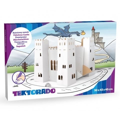 Картонен замък за оцветяване Tektorado 