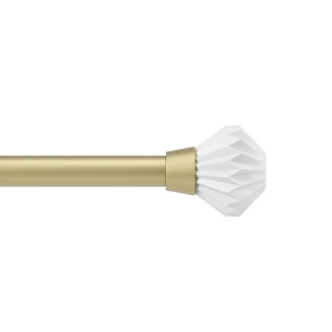 Телескопичен корниз Umbra Pleat - цвят злато, размер 107 - 305 см