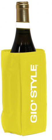 Охладител за бутилки Gio Style Fun Colors с велкро, 34 см, жълт
