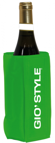 Охладител за бутилки Gio Style Fun Colors с велкро, 34 см, зелен