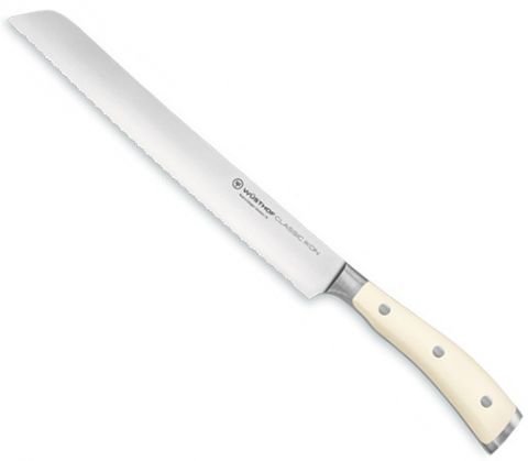 Нож за хляб Wusthof Classic Ikon Crème двойно назъбено острие,  23 см